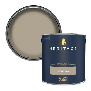 Dulux Trade Heritage Setting Stone Velvet matt Wall paint, 2.5L