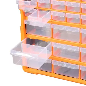 18 Drawers Plastic Storage Cabinet Organizer