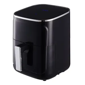 4.7L Black Knob Air Fryer with Smart Touch Display