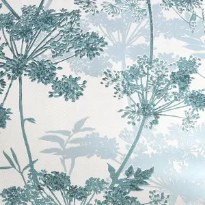 Superfresco Meadow Teal Floral Wallpaper