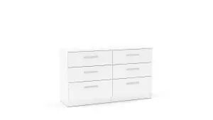 Birlea Lynx 6 Drawer Chest White