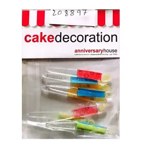 Anniversary House Candle Stick Multicoloured (One Size)