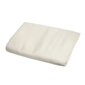 Neel Blue Square Tablecloth 137cm - Ivory