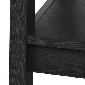 O'Kean 4 Legs Coffee Table with Storage Black / Black