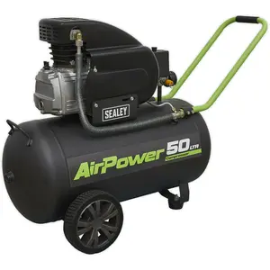 Direct Drive Air Compressor - 50L Capacity Tank - 2hp Induction Motor - 230V