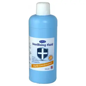 Dr Johnson's Sterilizing Fluid Highly Concentrated 1l - Pack of 3