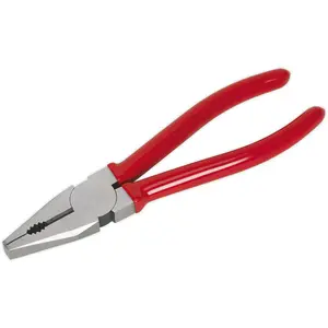 200mm Combination Pliers - Drop Forged Steel - 30mm Jaw Capacity - Serrated Jaws