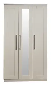 Ripon Tall Triple Mirror Wardrobe in Kashmir Ash (Ready Assembled)