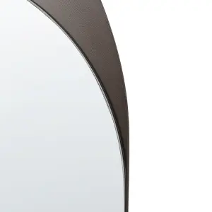 Beliani Retro Wall Mirror PIGNY Brown