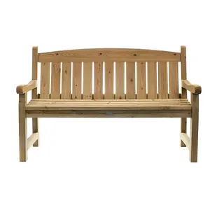 Hutton Garden Wooden Cotswold British Made 3 Seater Bench FCS Certified