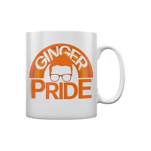 Grindstore Ginger Pride Mug White/Orange (One Size)