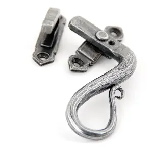 From The Anvil Pewter Locking Shepherd's Crook Fastener - RH