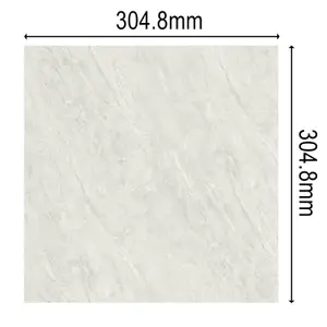 Matte Grey 3.34m² Floor Tiles Self Adhesive Marble Effect PVC Flooring