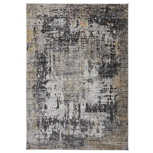 Modern Multi Easy to Clean Abstract Rug for Bedroom & Living Room-200cm X 285cm