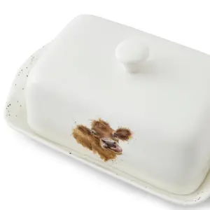 Wrendale Designs Covered Butter Dish (Cow)