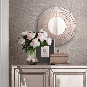 Lipsy London Bronze Texture Glitter effect Embossed Wallpaper