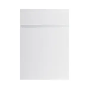 GoodHome Garcinia Integrated handle Gloss light grey Modern Door & drawer 500mm