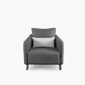 Emelda Grace Chloe Armchair - Dark Grey