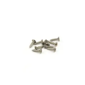 Stainless Steel Screws for Crafts, DIY, Construction - 6mm dia head x 2.9mm dia thread x 13mm long - Pack of 10