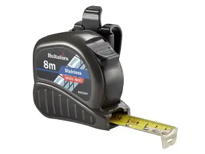 BMSS8M Brick-Mate 8m Stainless Steel Pocket Tape Measure for Precision Measurements