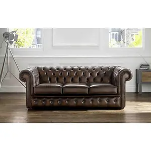 Chesterfield Classic 3 Seater Handmade Settee