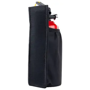 Fire Extinguisher Holder Only Universal Car Fire Extinguisher Cover Bag, Easy Install with Hook and Loop Self Fastener