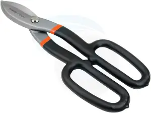 HARDEN 57011, tin snips 265 mm , 10" drop forget carbon steel, soft grip handles