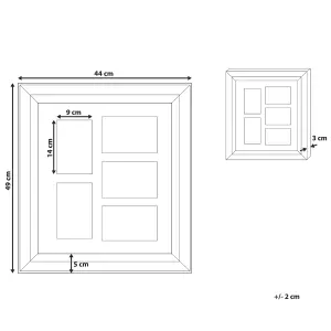 Photo Frame DALABA Rectangular Silver