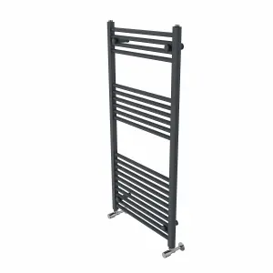 Rinse Straight Bathroom Heated Towel Rail Ladder Radiator Anthracite 1200x600mm