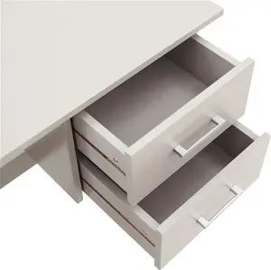 Dunelm Panama Grey Desk, Farmhouse, Wood