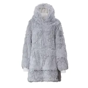 Silver Luxury Soft Oversized Hoodie