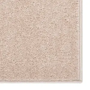 Rug Short Pile 240x340 cm Dark Beige