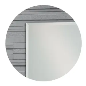 Showerdrape Fairmont Rectangular Wall Mounted Frameless Bevelled Edge Bathroom Mirror 70 x 50cm