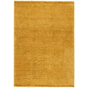 GoodHome Manzo Yellow Large Rug, (L)230cm x (W)160cm