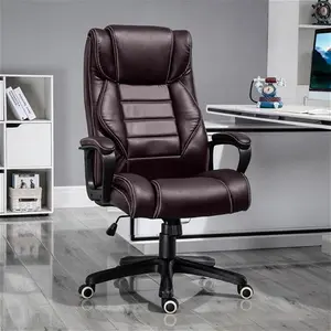 Portland Brown PU Leather Swivel Executive Office Chair