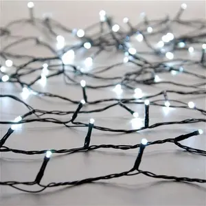 Festive 38.3m Indoor & Outdoor Multifunction Christmas Fairy Lights 480 White Leds