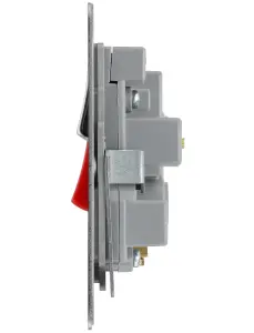 BG Matt Flat Cooker switch & socket with neon