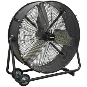 36" PREMIUM High Velocity Drum Fan - 2 Speed Settings - Wheeled Tilting Stand