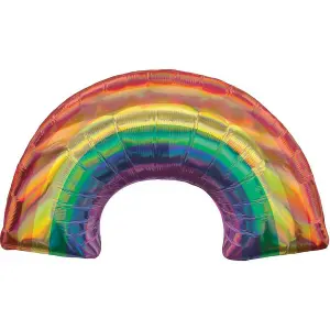 Amscan Rainbow Foil Balloon Iridescent (One Size)