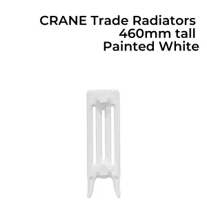 CRANE Trade Cast Iron Radiator 460mm tall - 16 Sections 990mm - Painted in a stock colour