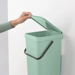 Brabantia Sort and Go 12 Litre Waste Bin Jade Green