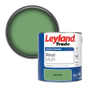 Leyland Trade Vinyl Matt Walls & Ceilings Emulsion Paint (3040-G20Y) 2.5L