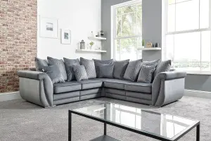 The Great British Sofa Company Hampton Corner 2&2 Seater Velvet Sofa