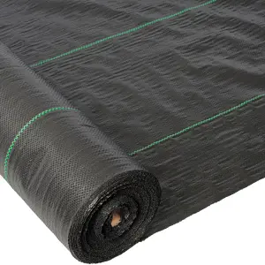 2m x 50m Weed Suppressant Garden Ground Control Fabric