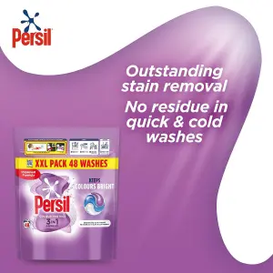 Persil XXL 3 in-1 Washing Capsules Colour Protect Keeps Colour Bright 48W, 2pk