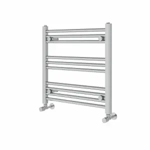 Right Radiators 600x600 mm Straight Heated Towel Rail Radiator Bathroom Ladder Warmer Chrome