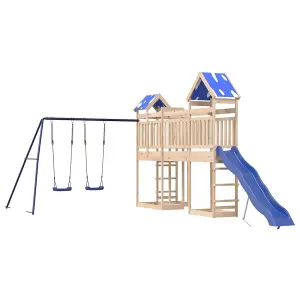 Berkfield Outdoor Playset Solid Wood Pine