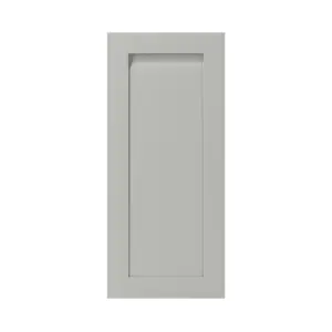 GoodHome Garcinia Integrated handle Matt stone Shaker Tall wall Cabinet door (W)400mm (H)895mm (T)20mm