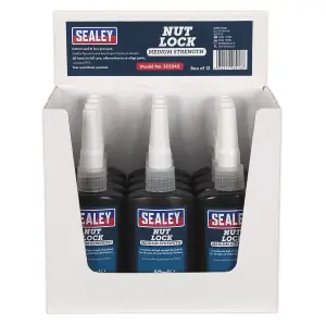 Sealey Nut Lock Medium Strength 50ml Pack of 12 SCS243