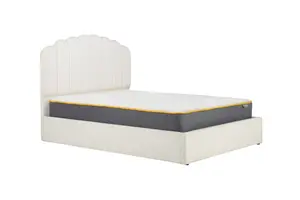 Birlea Monaco King Ottoman Bed White